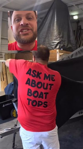 Kevin Strate on Instagram: "How to make a full custom boat cover from start to finish ⛵️ Real shop, real build — timelapse with full voiceover. Full tutorials → YouTube (Pasco Boat Tops) Tools + kits → BoatCanvasGear.com 🧵 Hashtags: #boatcover #upholstery #marinetools #boatinglife #canvaswork #diyboat #boatrepair #upholsteryshop #timelapsebuild #BoatCanvasGear"