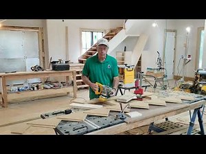 Routing stair skirt boards with Gary Striegler