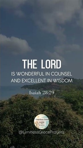 The Wonderful Counsel Nobody Talks About | Isaiah 28:29 #scripture #faith #jesus