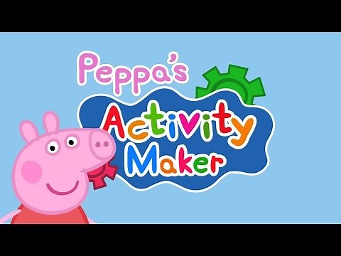 Peppa's Activity Maker - Best App For Kids - iPhone/iPad/iPod Touch