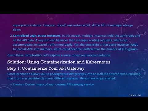 Building a Scalable and Fail-Safe API Gateway Service