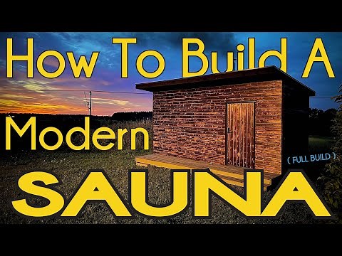 How To Build A Modern Sauna