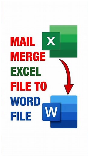 Mail Merge From Excel To Microsoft Word