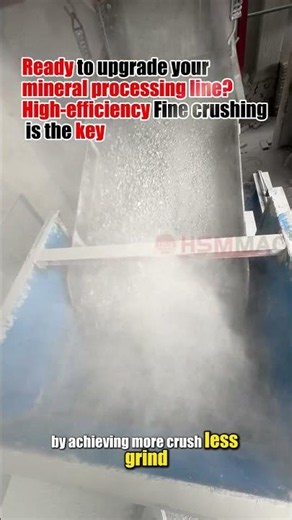 Ready to upgrade your mineral processing line? High-efficiency fine crushing is HSM Roller Crusher