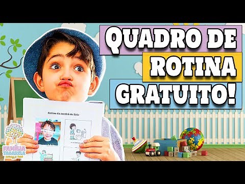 QUADRO de ROTINA do AUTISTA com Dicas para Pais e Professores