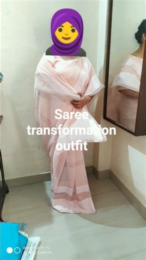 Recreate Your Saree Look #Saree transformation #Diy outfit #OldToNew #shorts