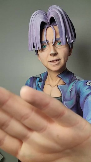 Creative Body Paint Design Inspired by Animated Characters