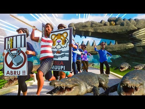 RELEASING CROCODILES on PROTESTERS - Planet Zoo Part 1 | Pungence