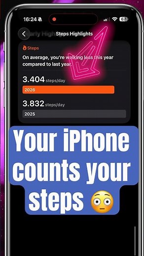 iPhone Counts Your Steps Automatically