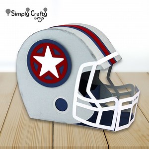 Football Helmet SVG File – Simply Crafty SVGs