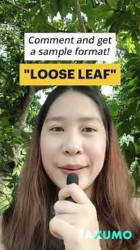 3 EASY STEPS to apply for LOOSE-LEAF BOOKS OF ACCOUNTS 📚💻🤓