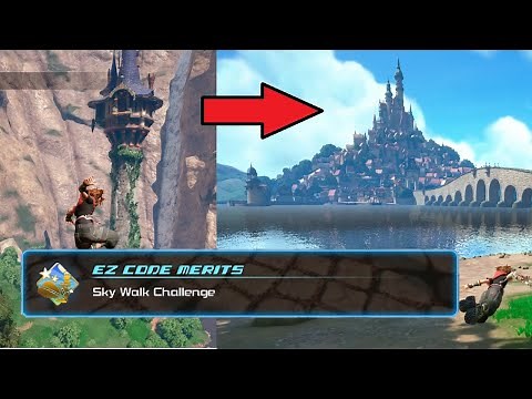 Sky Walk Challenge EZ Merit (All-rounder Trophy Merit 6/9) - Kingdom Hearts 3 DLC