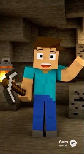STEVE IN THE MINE 💎#minecraft #shorts