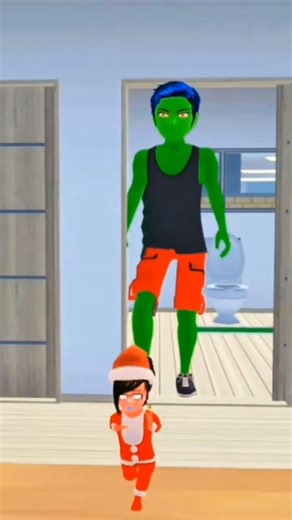 Jangan ganggu ayahmu saat mandi 😰😅 #sakuraschoolsimulator​ #shortsviral​ #shortvideo​ #viralvideo​