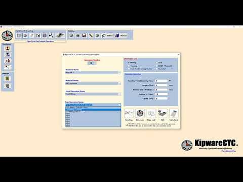 Quick and Easy CNC Machining Cycletime Estimating with KipwareCYC