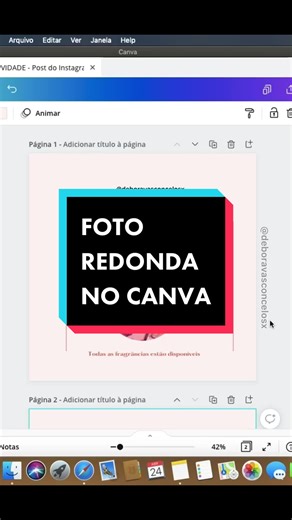 Como deixar uma foto redonda usando o Canva #canva #canvadesign #designgrafico #design