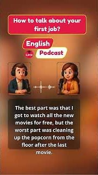English Podcast: How to Talk About Your First Job | Real Storytelling Practice #englishpodcast #esl