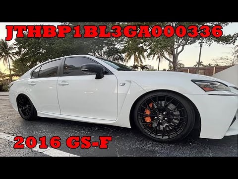 JTHBP1BL3GA000336 - 2016 GS-F - A DEEPER DIVE (EPISODE 0162)