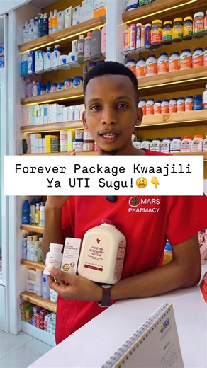 MARS PHARMACY & COSMETICS on Instagram: "UTI haijaisha… imerudi tena? 😒 Umetumia antibiotics mara kadhaa lakini bado unasumbuliwa na: 👉 kuungua wakati wa kukojoa 👉 miwasho ukeni 👉 discharge + harufu mbaya 👉 UTI inayojirudia rudia kila mwezi? Hii ni UTI sugu na mara nyingi chanzo sio bacteria pekee, bali gut health + vaginal flora yako imevurugika 💔 Ndiyo maana tumeandaa Forever Package kwa UTI Sugu 👇 ✨ Forever Aloe Berry Nectar ➡️ Inasafisha mwili ndani kwa ndani ➡️ Inatuliza inflammation