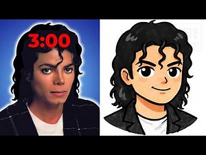 How to Draw Michael Jackson Easy Step by Step (In Just 3 Minutes!)