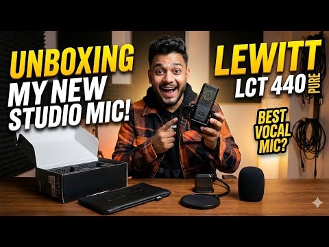 Bought a LEWITT Mic | Unboxing My New Studio Mic | Audio Test & Experience | LEWITT LCT 440 Pure