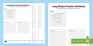 Long Division with Remainders