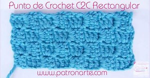Punto de crochet rectangular, ¡aprende a hacerlo!
