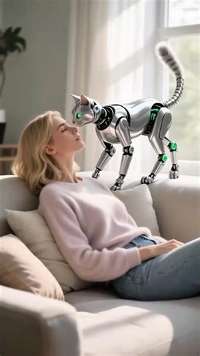 The future of cleaning: adorable & smart ✨🤖#shorts #live #trending #cat