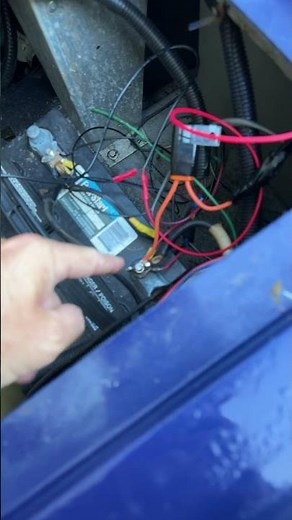 Installing LED lights on bass boat. Don’t forget, fuse line.