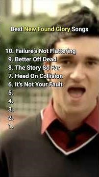 Top 10 Best New Found Glory Songs #newfoundglory #top10 #bestsongs #bestmusic