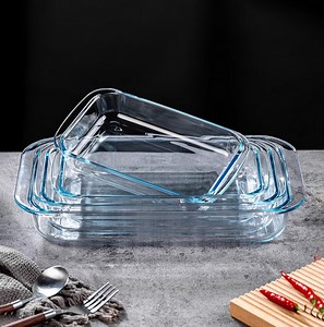 [Hot Item] Hot Wholesale Custom High Quality Ovens Microwave Ovens Available Rectangular Round Pyrex Baking Pan, Plate Utensils