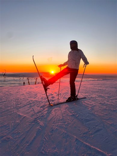 Skiing Adventures in Winter Time