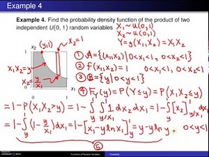 Cumulative distribution technique -- Example 4