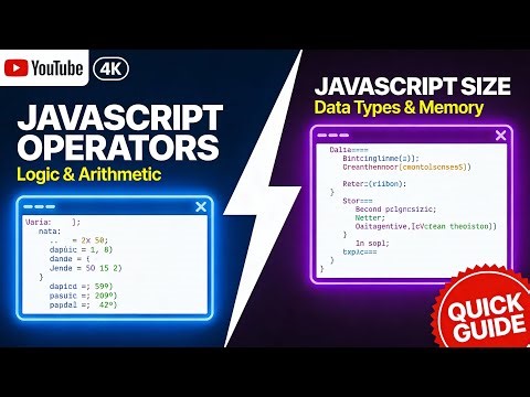 JavaScript Operators Tutorial for Beginners | All Operators with Examples