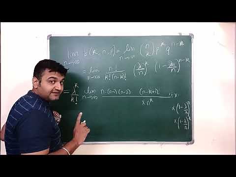 Lecture 27: Proof of --- Limit of binomial distribution is Poisson Distribution.