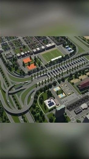 Ultimate Mega Intersection Build in Cities: Skylines 2