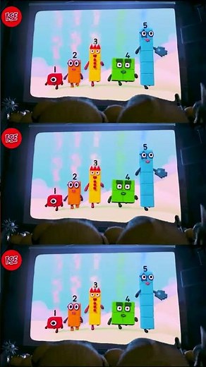 numbers blocks logo effects P9