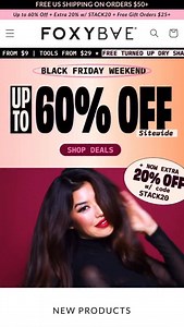 USE CODE “STACK20” FOR AN ADDITIONAL 20% OFF OUR ALREADY LOW PRICES 😱🥳 Also you get a FREE Turned Up Dry Shampoo with any order over $25! Go to FoxyBae.com NOW! 🙌 | FoxyBae Hair