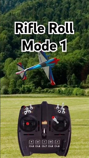 Rifle Roll 3D aerobatic maneuver (mode1) Realflight Evolution #rcplane