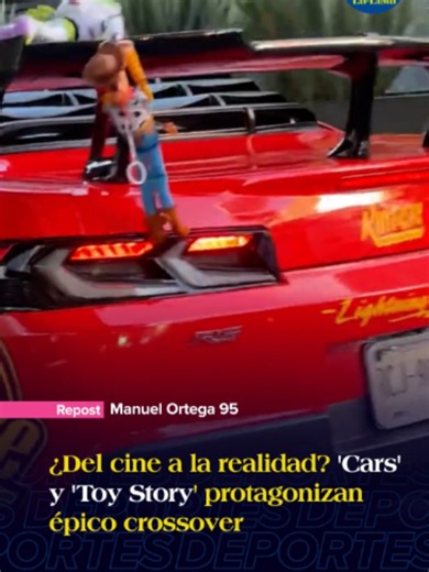 😳 ¿Un nuevo live-action? 'Cars' y 'Toy Story' protagonizaron un épico crossover fuera de las pantallas de cine.