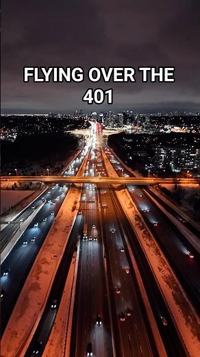 Flying Over North America’s Busiest Highway (Hwy 401)
