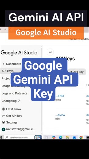 Get Gemini AI API Key in Minutes | How to get Gemini API Key for your project