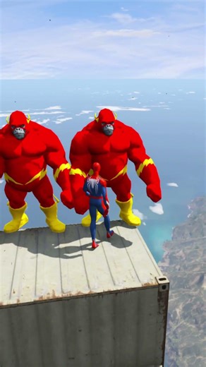 الرجل العنكبوت انقاذ باتمان Spider-Man Rescue batman vs iron man vs venom funny Game GTA 5 superhero