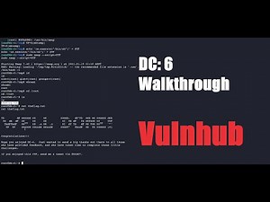 DC: 6 Walkthrough | Vulnhub | CTF