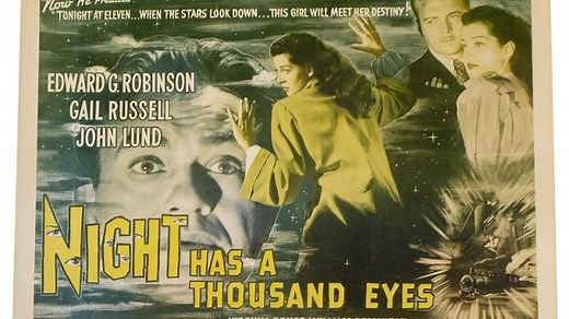 Night Has a Thousand Eyes (1948) Edward G. Robinson, Gail Russell, John Lund,