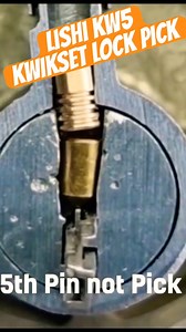 LISHI KW5 KWIKSET Cross-Section. #covertcompanion #lockpicking #military #axethrowing #lockpicking #padlock #bypass #lockpicking #sec | Captain Lock Smith