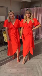 1.6K views | The Drew Dress €59 • this sold out very fast in the navy we had earlier in the season so we are delighted to introduce the stunning orange 李 so bright and beautiful, a fab fit that suits all figures 﫶 | Ruby Rouge Boutique | Facebook