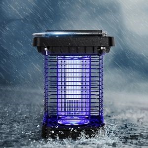 [Hot Item] Waterproof Hanging Solar Bug Zapper Outdoor Fly Trap Mosquito Killer Solar Insect Zapper Light