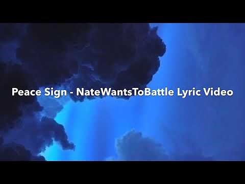 Peace Sign - NateWantsToBattle Lyrics