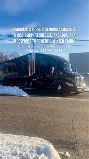 Samaritan’s Purse is responding across the Southeast to help families devastated by the weekend's deadly winter storm. Right now, our vehicles, staff, and specialized equipment are en route to three hard-hit states as we mobilize our army of volunteers to serve communities buried under dangerous ice and widespread power outages. Throughout the week, our assessment teams have been on the ground evaluating damage from severe ice accumulation that has toppled trees, destroyed power lines, and left 